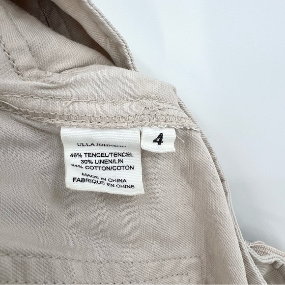 Ulla Johnson Edris Pant Cargo Pant Jogger Zip Ankle Pant in Neutral Size 4 - Picture 7 of 15